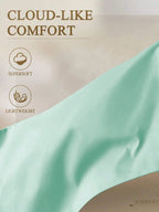 1pc Solid Color Fitted Sheet, Mattress Protector, Mattress Cover For Bed, Soft And Breathable, Deep Pocket Up To 11.8 Inch - Pastel Green