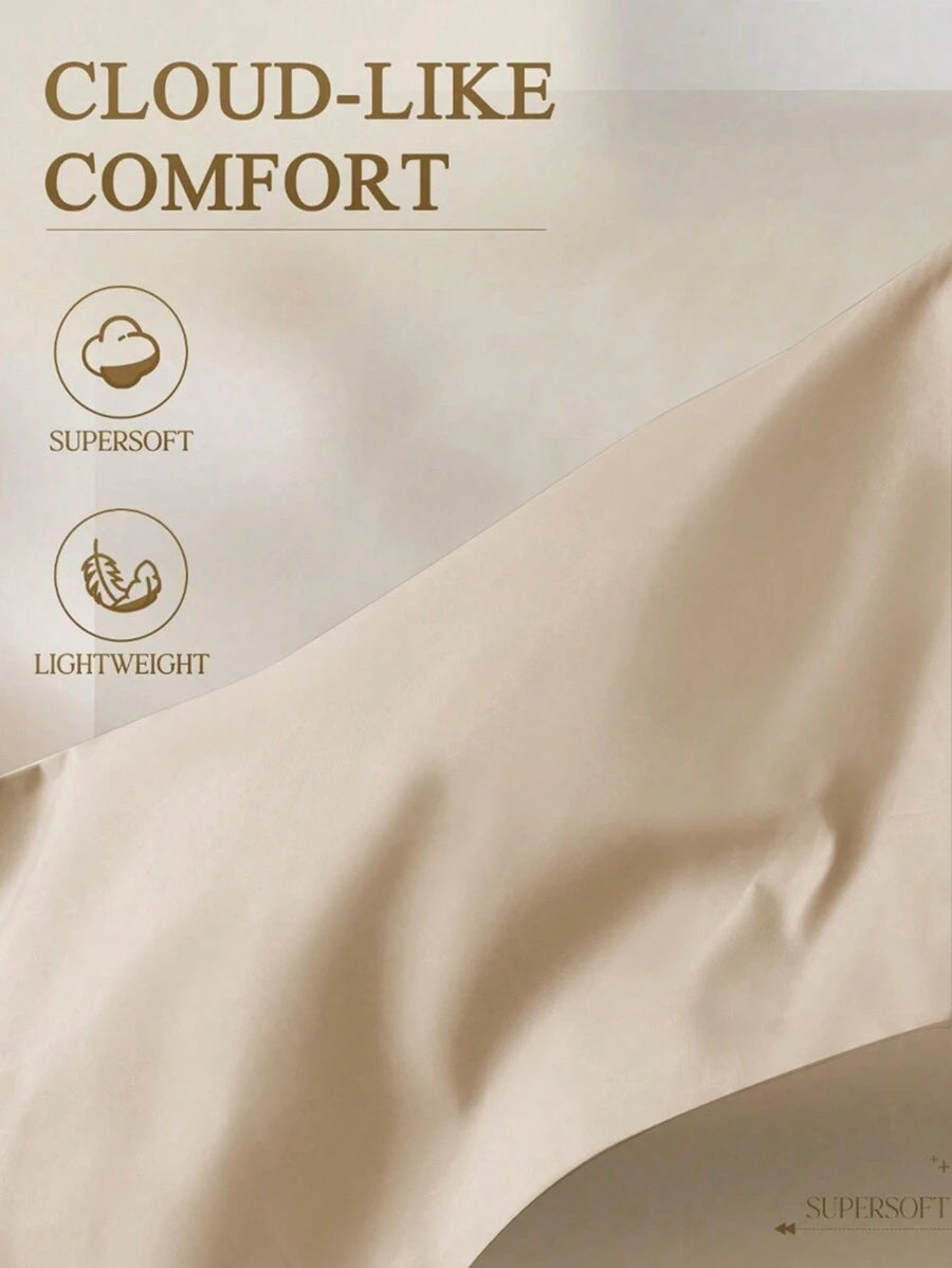1pc Solid Color Fitted Sheet, Mattress Protector, Mattress Cover For Bed, Soft And Breathable, Deep Pocket Up To 11.8 Inch - Khaki
