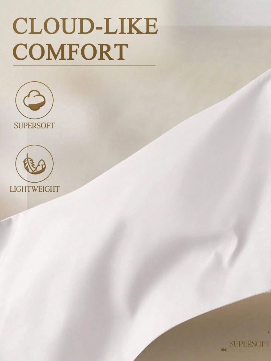 1pc Solid Color Fitted Sheet, Mattress Protector, Mattress Cover For Bed, Soft And Breathable, Deep Pocket Up To 11.8 Inch - White