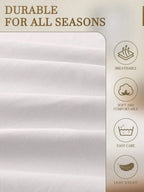 1pc Solid Color Fitted Sheet, Mattress Protector, Mattress Cover For Bed, Soft And Breathable, Deep Pocket Up To 11.8 Inch - White