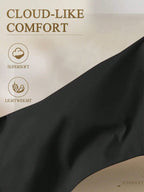 1pc Solid Color Fitted Sheet, Mattress Protector, Mattress Cover For Bed, Soft And Breathable, Deep Pocket Up To 11.8 Inch - Black