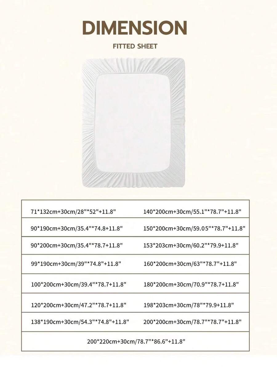 1pc Solid Color Fitted Sheet, Mattress Protector, Mattress Cover For Bed, Soft And Breathable, Deep Pocket Up To 11.8 Inch - Pastel Green