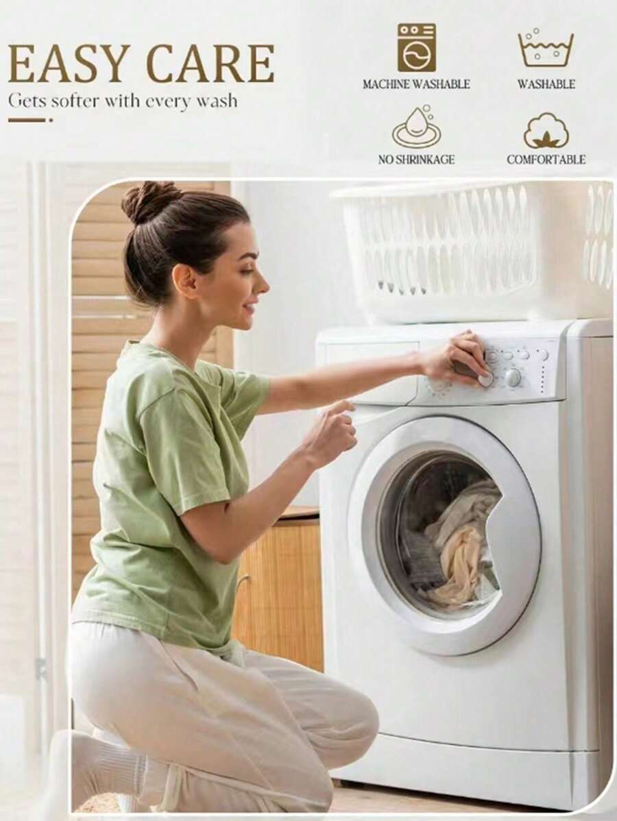 1pc Solid Color Fitted Sheet, Mattress Protector, Mattress Cover For Bed, Soft And Breathable, Deep Pocket Up To 11.8 Inch - Camel